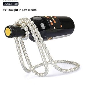 Elegant Pearl Wine Bottle Holder